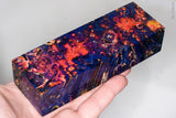 Stabilized box elder burl wood block