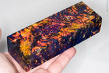 Stabilized box elder burl wood block