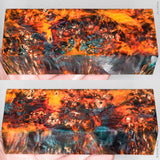 Stabilized box elder burl wood block