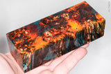 Stabilized box elder burl wood block