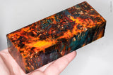 Stabilized box elder burl wood block
