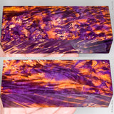 Stabilized box elder burl wood block