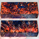 Stabilized box elder burl wood block