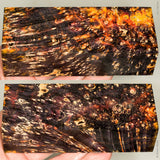 Stabilized box elder burl wood block