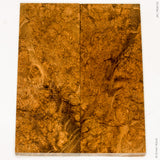 Stabilized black locust burl wood scales