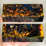 Stabilized box elder burl wood block