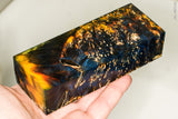 Stabilized box elder burl wood block