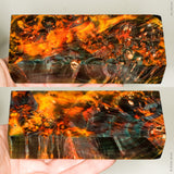 Stabilized box elder burl wood block