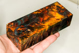 Stabilized box elder burl wood block