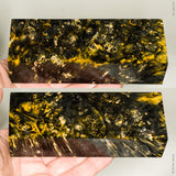 Stabilized box elder burl wood block