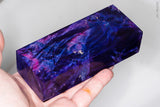 Stabilized box elder burl wood block