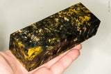 Stabilized box elder burl wood block