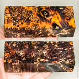 Stabilized box elder burl wood block