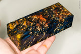 Stabilized box elder burl wood block