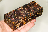 Stabilized box elder burl wood block