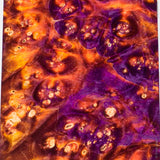Stabilized box elder burl wood block
