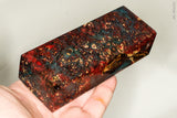 Stabilized box elder burl wood block
