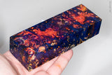 Stabilized box elder burl wood block