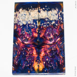 Stabilized box elder burl wood scales