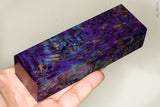 Stabilized masur karelian birch wood block