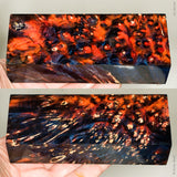 Stabilized box elder burl wood block