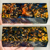 Stabilized box elder burl wood block