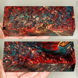 Stabilized box elder burl wood block