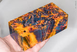 Large stabilized box elder burl wood block