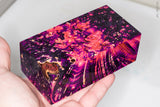 Large stabilized box elder burl wood block