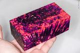 Large stabilized box elder burl wood block