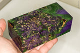 Large stabilized box elder burl wood block