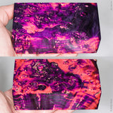 Large stabilized box elder burl wood block