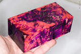 Large stabilized box elder burl wood block