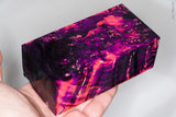 Large stabilized box elder burl wood block