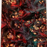 Stabilized box elder burl wood block