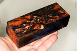 Stabilized box elder burl wood block
