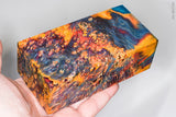 Large stabilized box elder burl wood block