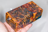 Large stabilized box elder burl wood block