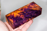 Stabilized box elder burl wood block