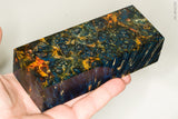 Stabilized box elder burl wood block