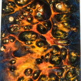 Stabilized box elder burl wood block