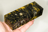 Stabilized box elder burl wood block