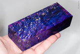 Stabilized box elder burl wood block