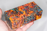 Large stabilized box elder burl wood block