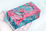 Large stabilized box elder burl wood block