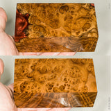 Large stabilized wood wild olive burl block