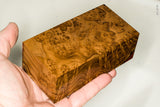 Large stabilized wood wild olive burl block