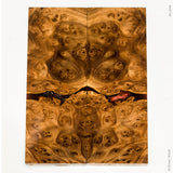 Stabilized wild olive burl wood scales