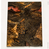 Stabilized oak burl wood scales