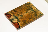Stabilized black locust burl wood scales